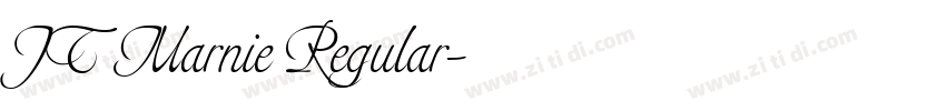 JT Marnie Regular字体转换